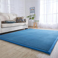 Axyaa Coral Fleece Tatami Floor Mat for Soft Bedroom Living Room Rugs
