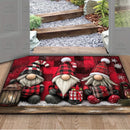 Axyaa Christmas Dwarf Door Mat Holiday Party Decoration