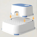 Axyaa Kids Non-Slip Step Stool Ottoman for Safe Potty Training & Living Room