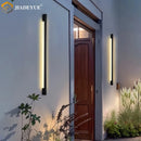 Axyaa Outdoor LED Strip Wall Lamp for Modern Minimalist Outdoor Lighting