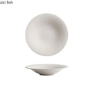Axyaa Relief Texture Ceramic Bowl Set for Molecular Cuisine and Fine Dining