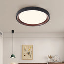 Axyaa Wooden Wind Ceiling Light in Walnut Color for Master Bedroom and Study