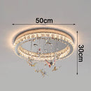 Axyaa Smart LED Ceiling Light for Nordic Home Decor and Bedroom, Dimmable Indoor Lamp