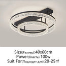 Axyaa LED Ring Chandelier Remote Control Ceiling Lamp for Home Décor