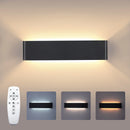 Axyaa 16W Remote Control Dimming LED Wall Light Modern Indoor Wall Lamp