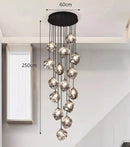 Axyaa LED Pendant Lights: Modern Chandeliers for Living Room and Dining Room