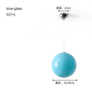 Axyaa Nordic Glass Ball Pendant Light for Bedroom and Living Room