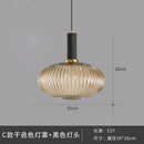 Axyaa Retro LED Glass Pendant Lamp for Home Decor Lighting