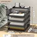 Axyaa Metal Multi-Layer File Rack Storage Box for Office Data Sorting