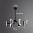 Axyaa Modern Ceilings Chandelier for Dining Room and Living Room Lighting