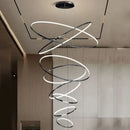 Axyaa Modern Living Room Chandeliers - LED Ceiling Lamp for Indoor Lighting