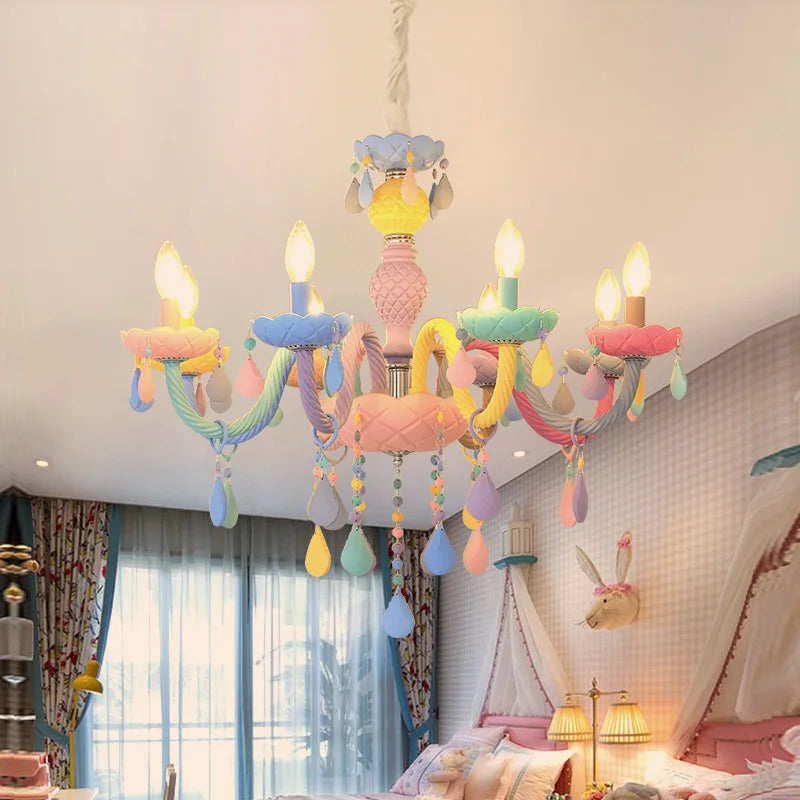 Axyaa Crystal Cartoon LED Chandelier for Children's Room