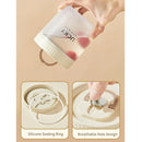 Axyaa Leak-proof Bento Box : Transparent Microwave Safe Lunch Box With Handle