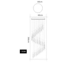 Axyaa Nordic Chandeliers Dining Room Pendant Lights Ceiling Hanging Lamps Indoor Lighting