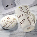 Axyaa Bone  Thermal Mug Porcelain Espresso Cups Big Tea Cups Fashion Tazas Mug