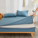 Axyaa Cotton Zippered Mattress Cover - All Inclusive Protector & Fitted Sheet