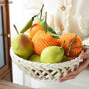Axya Ceramic Fruit Plate & Snack Basket Set