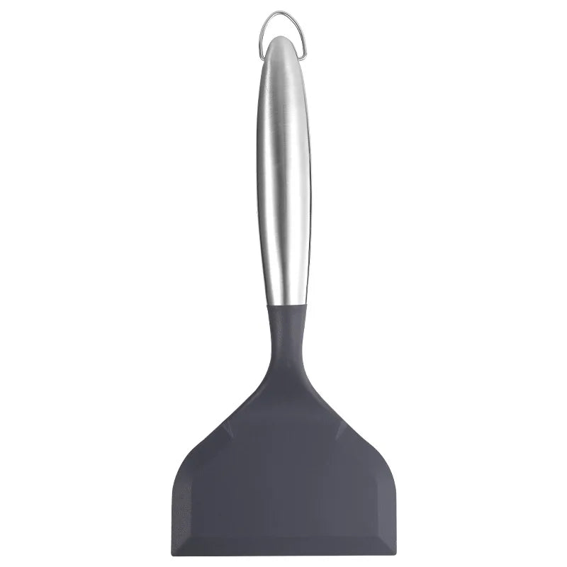 Axyaa Silicone Shovel Spatula for Home Kitchen - Non-Stick & Wide Mouth