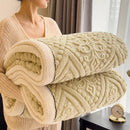 Axyaa Velvet Bed Blanket Luxury Comforter, Thick & Warm, Machine Washable