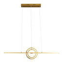 Axyaa Modern LED Dimmable Pendant Chandelier for Dining Room and Kitchen