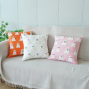 Axyaa Halloween Ghost Pillowcase 45x45cm - Canvas Sofa Decor Cover