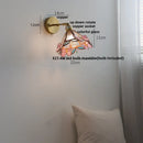 Nordic Modern LED Wall Lamp with Pull Chain Switch by Axyaa