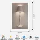 Axyaa Minimalist Italian Wall Light for Bedroom and Living Room