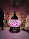 Axyaa Turkish Mosaic Table Lamp Handcrafted Night Light