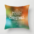 Axyaa Festive Green Christmas Polyester Bedspread Set