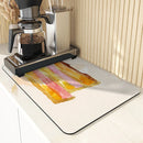 Axyaa Diatom Mud Kitchen Drain Pads Watercolor Cake Absorbent Mat