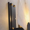 Axyaa Marble Fan Wall Lamp: Nordic Skipper Style for Living Room, Bedroom, Corridor