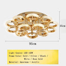Axyaa Gold Ring LED Pendant Chandelier Ceiling Light Nordic Designer Fixture