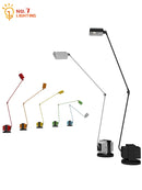 Axyaa Retro Industrial Swing Arm LED Floor Lamp for Living Room Study