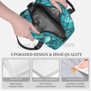 Axyaa Turquoise Teal Insulated Lunch Box Cooler Bag with Adjustable Strap