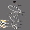 Axyaa Nordic Stair Chandelier Living Room Bedroom Dining Room Pendant Lights Ceiling Light