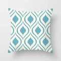 Modern Geometry Print Pillow Case for Home Decor by Axyaa - Mint Green Pillow Cover