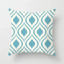 Modern Geometry Print Pillow Case for Home Decor by Axyaa - Mint Green Pillow Cover