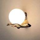 Axyaa Marble Wall Lamp: Medieval Luxury Lighting for Bedroom, Living Room & Corridor