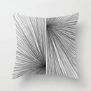 Axyaa Grey Family Pillowcase Square Office Cushion Cover