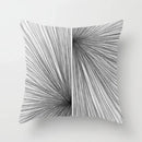 Axyaa Grey Family Pillowcase Square Cushion Cover for Home Office