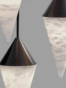 Axyaa Marble LED Chandelier: High-End Luxury Lighting for Home Decor & Living Spaces