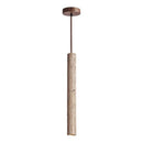 Axyaa Travertine LED Pendant Chandelier for Modern Home Decor Lighting