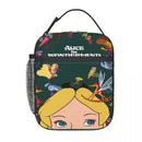 Axyaa Princess Alice Wonderland Insulated Lunch Bag Thermal Cooler Box