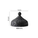 Axyaa Round Japanese Bowl Separator Plate for Creative Dining Experience