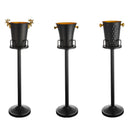 Axya Stainless Steel Luxury Ice Bucket Stand for Champagne, Wine, Beer