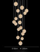 Axyaa Ring LED Pendant Light: Modern Chandeliers for Living Room & Dining Room