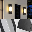 Axyaa LED Outdoor Wall Lamp Waterproof IP65 Modern Balcony Garden Lighting