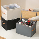 Axyaa Shoe Storage Box: Foldable Dust-proof Organizer for Wardrobe and Socks