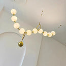 Axyaa Designer Creamy Style Chandelier for Living Room and Dining Area