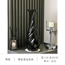 Axyaa White Ceramic Vases, Dried Flower Arrangers, TV Wall Grilles, Entrance Cabinet Decor